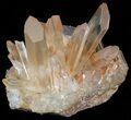 Tangerine Quartz Crystal Cluster - Madagascar #58881-1
